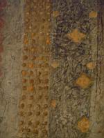 France, Haute-Loire, Le-Puy-en-Velay, Cathedrale Notre-Dame, Cloitre, Salle du chapitre, Fresque (detail)